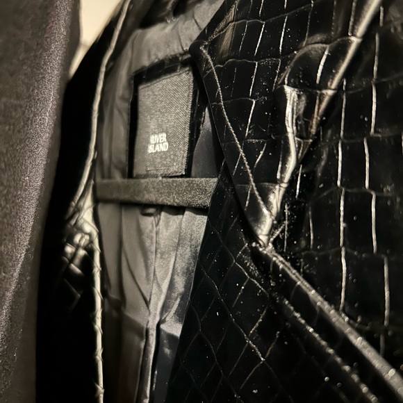 River Island croc trench coat - Picture 4 of 5